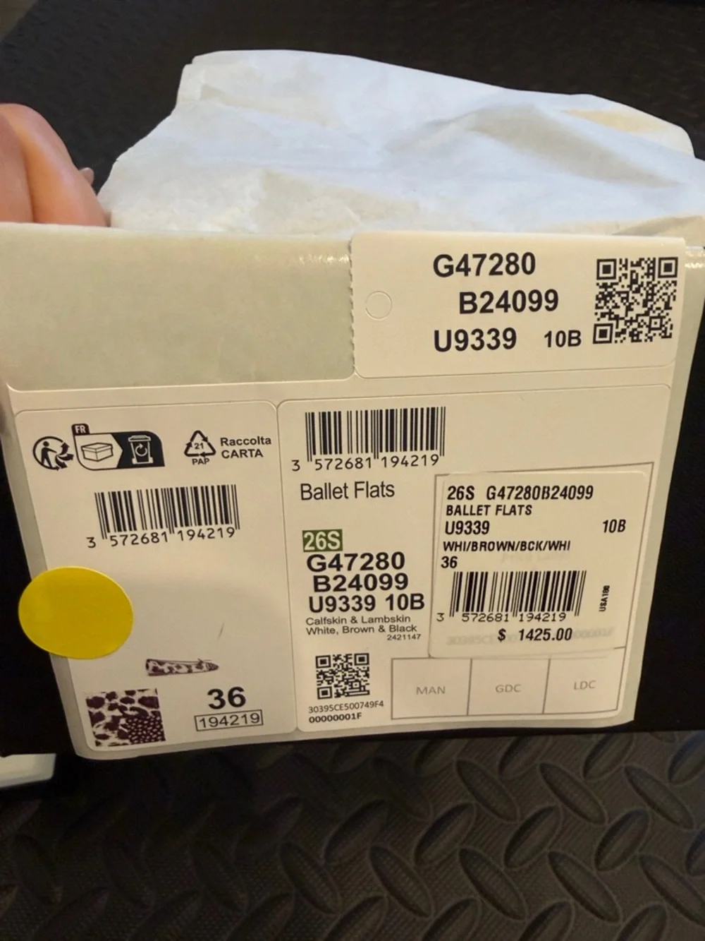 CHANEL Ballet Flats NEVER WORN size 36 Blazy 26S debut - Picture 2 of 8